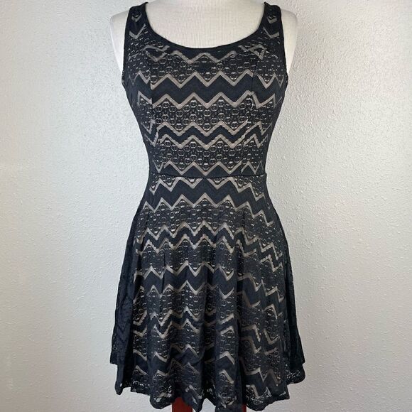 Candies Black Lace Dress Size XS EUC - Picture 1 of 9
